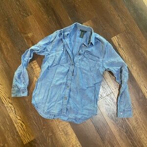 Ralph Lauren Blue Linen Shirt